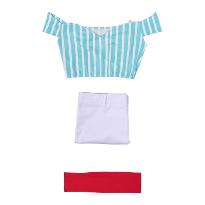 Heroines Nami Women Blue Cosplay Costume Halloween Carnival Outfit
