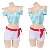 Heroines Nami Women Blue Cosplay Costume Halloween Carnival Outfit