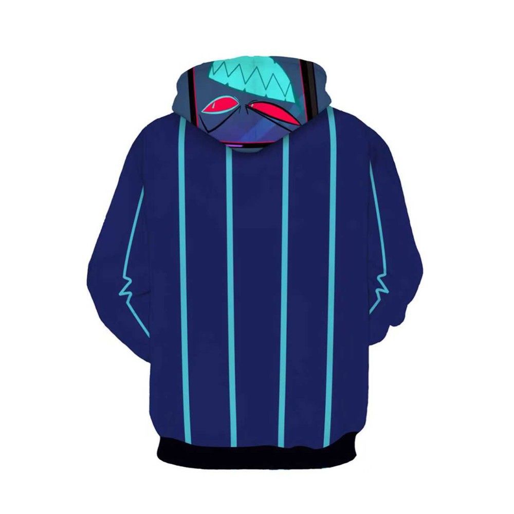 Helluva Boss VOX 3D Printed Hooded Casual Sweatshirt Cosplay Costume Halloween Carnival