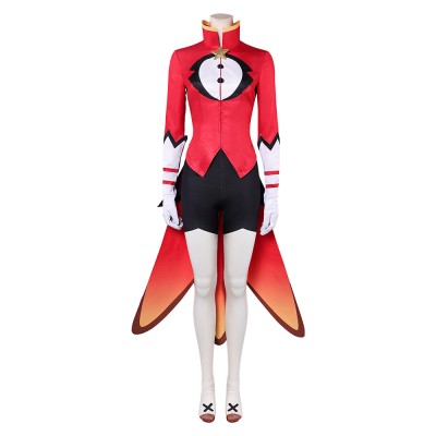 Helluva Boss Vassago Red Cosplay Costume Halloween Carnival Outfit