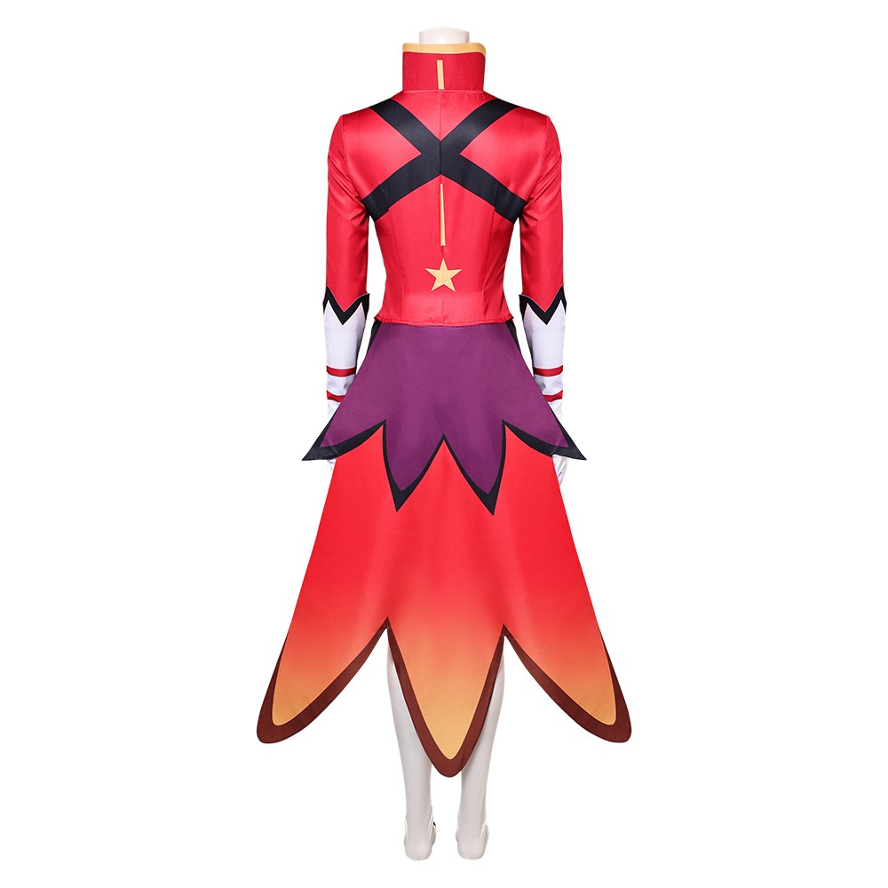 Helluva Boss Vassago Red Cosplay Costume Halloween Carnival Outfit