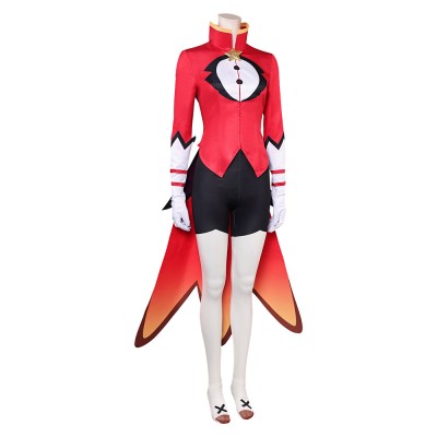 Helluva Boss Vassago Red Cosplay Costume Halloween Carnival Outfit