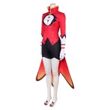 Helluva Boss Vassago Red Cosplay Costume Halloween Carnival Outfit