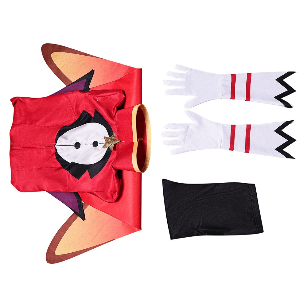 Helluva Boss Vassago Red Cosplay Costume Halloween Carnival Outfit