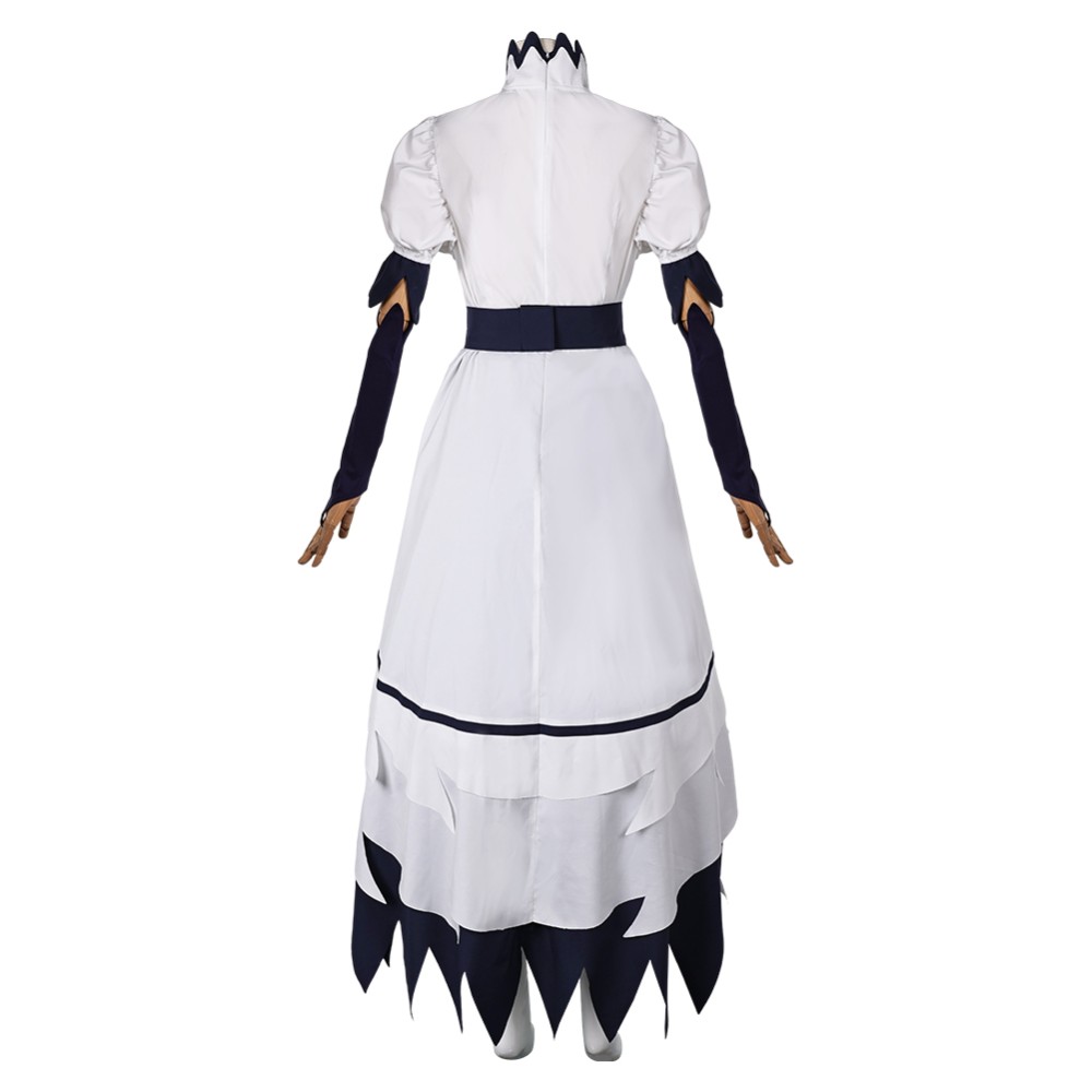 Helluva Boss Stella White Dress Cosplay Costume Halloween Carnival Outfit