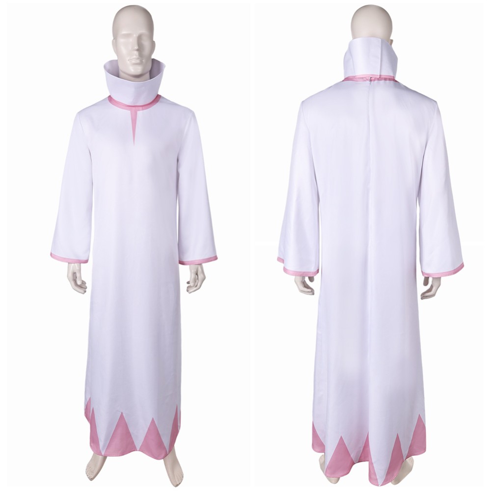 Helluva Boss Season 2 Yogirt White Robe Cosplay Costume Halloween Carnival Outfit