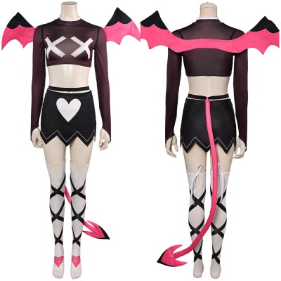Helluva Boss Season 2 Verosika Top Pants Cosplay Costume Halloween Carnival Outfit