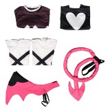 Helluva Boss Season 2 Verosika Top Pants Cosplay Costume Halloween Carnival Outfit