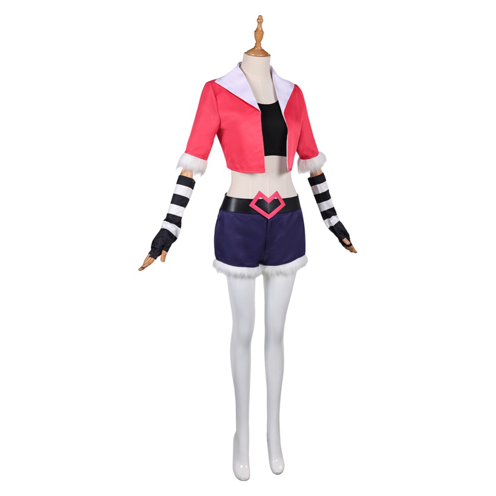 Helluva Boss Velvette Women Pink &nbsp; &nbsp; Cosplay Costume Halloween Carnival Outfit