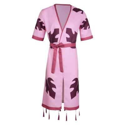 Helluva Boss Season 2 Stolas Pink Bathrobe Cosplay Costume Halloween Carnival Outfit
