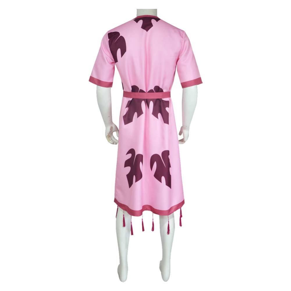 Helluva Boss Season 2 Stolas Pink Bathrobe Cosplay Costume Halloween Carnival Outfit