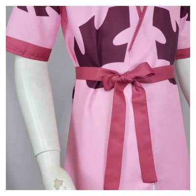 Helluva Boss Season 2 Stolas Pink Bathrobe Cosplay Costume Halloween Carnival Outfit