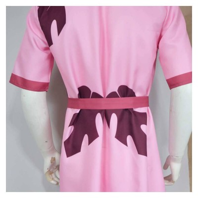 Helluva Boss Season 2 Stolas Pink Bathrobe Cosplay Costume Halloween Carnival Outfit