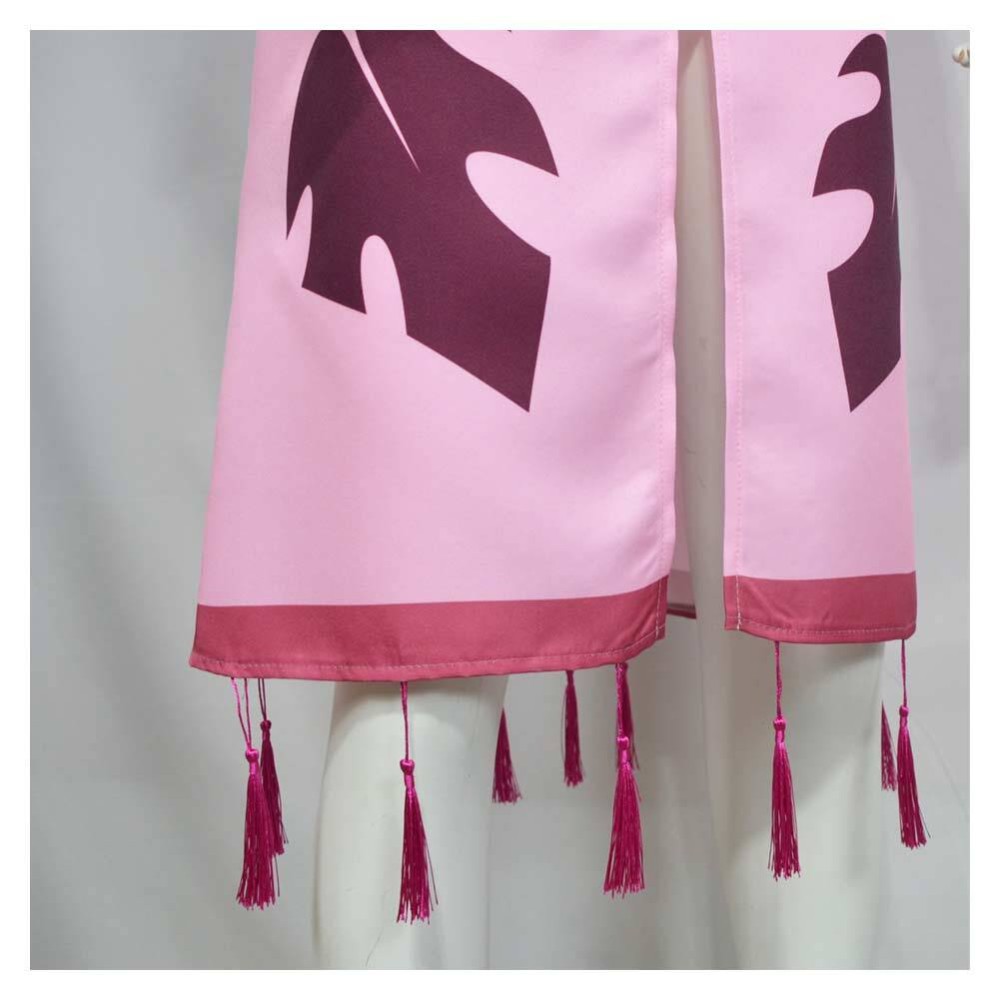 Helluva Boss Season 2 Stolas Pink Bathrobe Cosplay Costume Halloween Carnival Outfit