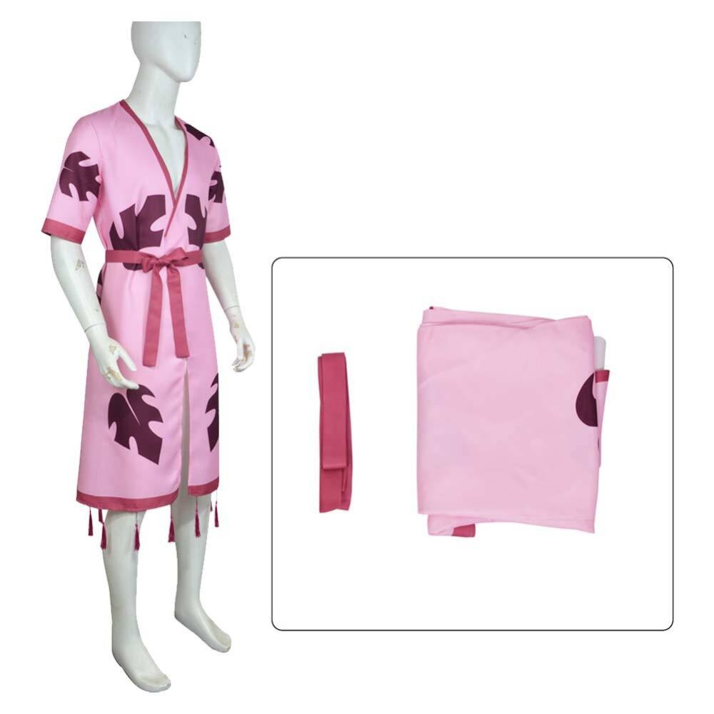 Helluva Boss Season 2 Stolas Pink Bathrobe Cosplay Costume Halloween Carnival Outfit