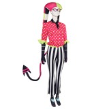 Helluva Boss Season 2 Fizzarolli Polka Dot Set Hazbin Hotel Suit Cosplay Costume Halloween Carnival Outfit