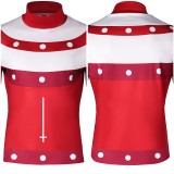 Helluva Boss Season 2 Blitz Red Top Cosplay Costume Halloween Carnival Outfit