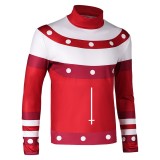 Helluva Boss Season 2 Blitz Red Top Cosplay Costume Halloween Carnival Outfit