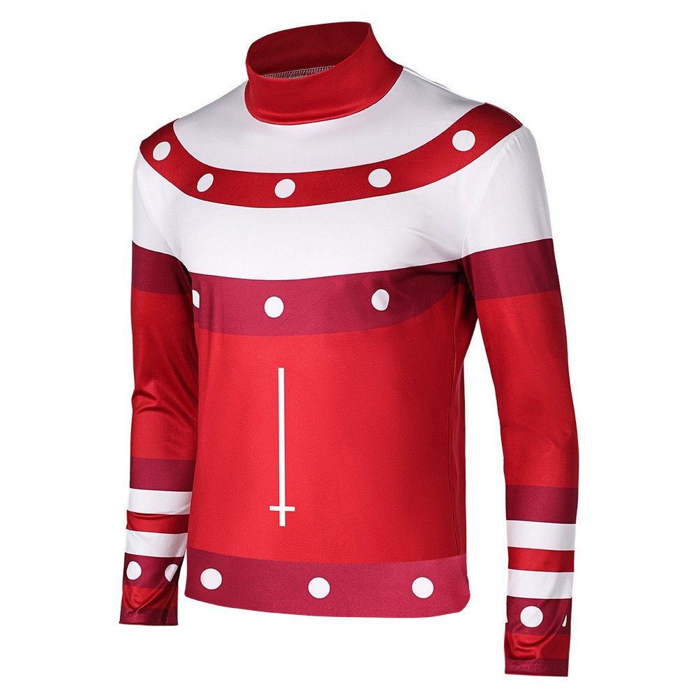 Helluva Boss Season 2 Blitz Red Top Cosplay Costume Halloween Carnival Outfit