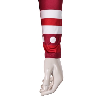 Helluva Boss Season 2 Blitz Red Top Cosplay Costume Halloween Carnival Outfit