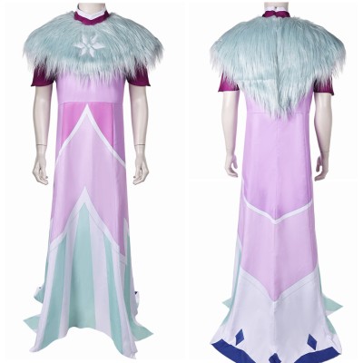 Helluva Boss Season 2 Andrealphus White Robe Cosplay Costume Halloween Carnival Outfit