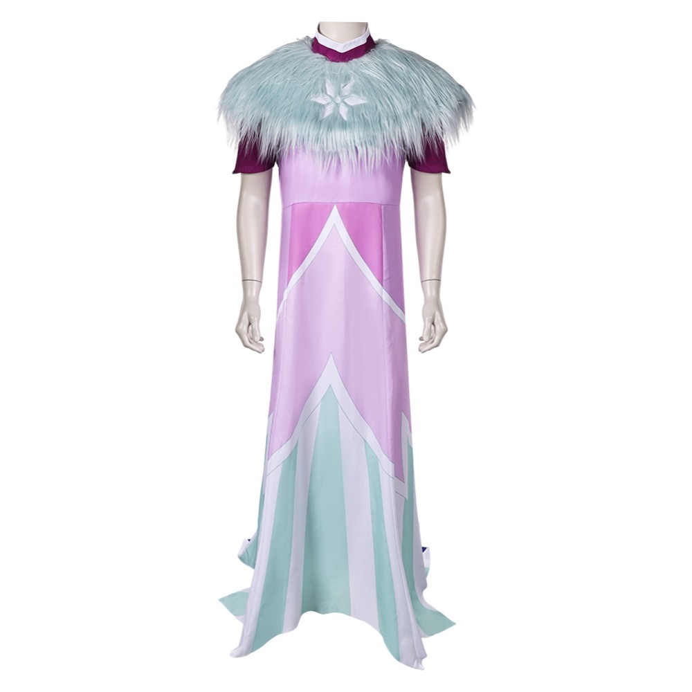 Helluva Boss Season 2 Andrealphus White Robe Cosplay Costume Halloween Carnival Outfit