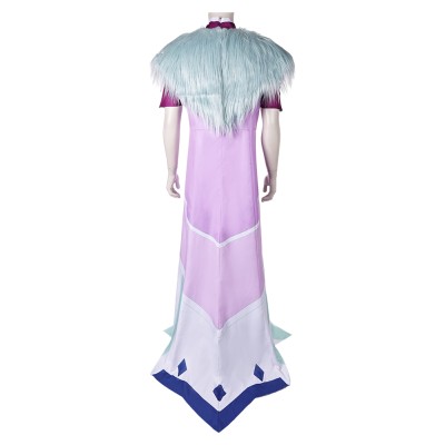 Helluva Boss Season 2 Andrealphus White Robe Cosplay Costume Halloween Carnival Outfit