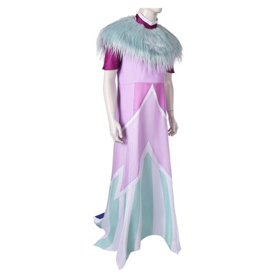 Helluva Boss Season 2 Andrealphus White Robe Cosplay Costume Halloween Carnival Outfit