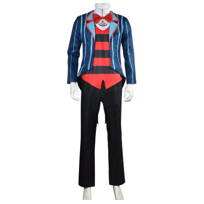 Helluva Boss Hazbin Hotel Vox Blue Party Cosplay Costume Halloween Carnival Outfit