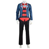Helluva Boss Hazbin Hotel Vox Blue Party Cosplay Costume Halloween Carnival Outfit