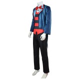 Helluva Boss Hazbin Hotel Vox Blue Party Cosplay Costume Halloween Carnival Outfit