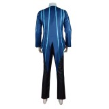 Helluva Boss Hazbin Hotel Vox Blue Party Cosplay Costume Halloween Carnival Outfit