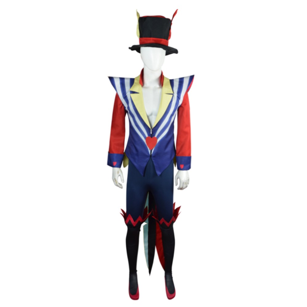 Helluva Boss Hazbin Hotel Ozzie Uniform Suit Cosplay Costume Halloween Carnival Outfit
