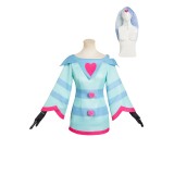 Helluva Boss Hazbin Hotel Fizzarolli Dress Pyjamas Suit Cosplay Costume Halloween Carnival Outfit