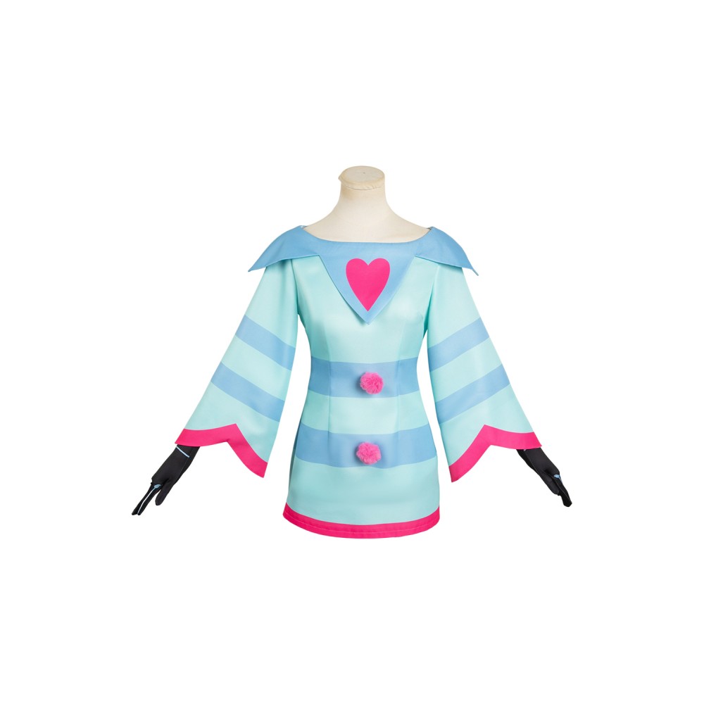 Helluva Boss Hazbin Hotel Fizzarolli Dress Pyjamas Suit Cosplay Costume Halloween Carnival Outfit
