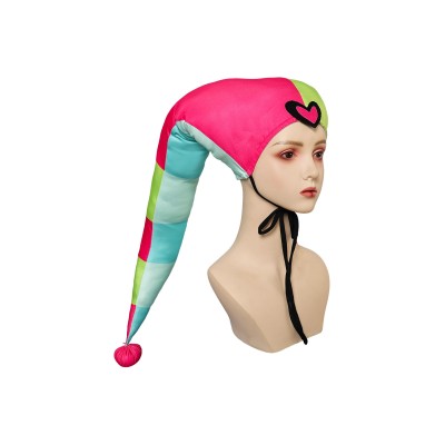 Helluva Boss Hazbin Hotel Fizzarolli Hat Cap Accessories Cosplay Costume Halloween Carnival