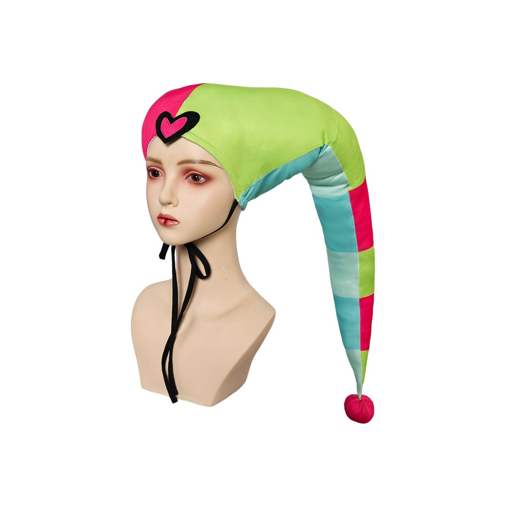 Helluva Boss Hazbin Hotel Fizzarolli Hat Cap Accessories Cosplay Costume Halloween Carnival