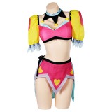 Helluva Boss Hazbin Hotel Fizzarolli Clown Swimsuit Suit Original Design Cosplay Costume Halloween Carnival Outfit