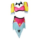 Helluva Boss Hazbin Hotel Fizzarolli Clown Swimsuit Suit Original Design Cosplay Costume Halloween Carnival Outfit