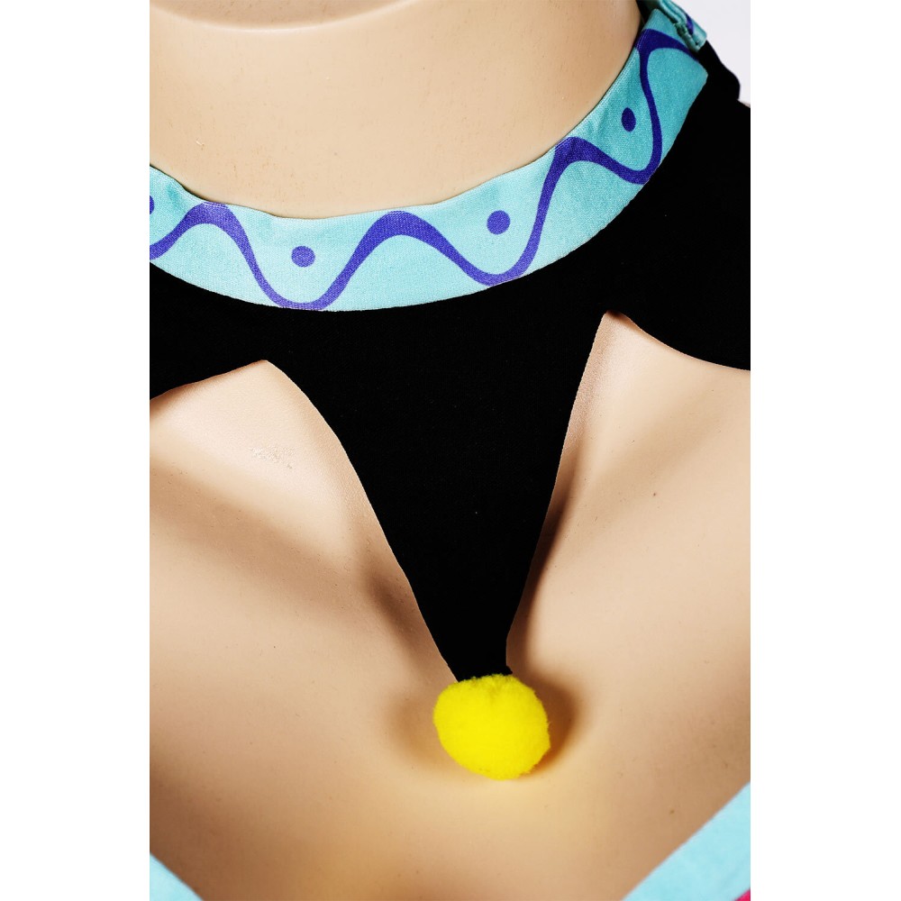 Helluva Boss Hazbin Hotel Fizzarolli Clown Swimsuit Suit Original Design Cosplay Costume Halloween Carnival Outfit
