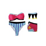 Helluva Boss Hazbin Hotel Fizzarolli Clown Swimsuit Suit Original Design Cosplay Costume Halloween Carnival Outfit