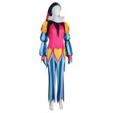 Helluva Boss Hazbin Hotel Fizzarolli Clown Suit With Hat Suit Cosplay Costume Halloween Carnival Outfit