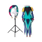 Helluva Boss Hazbin Hotel Fizzarolli Clown Suit With Hat Suit Cosplay Costume Halloween Carnival Outfit