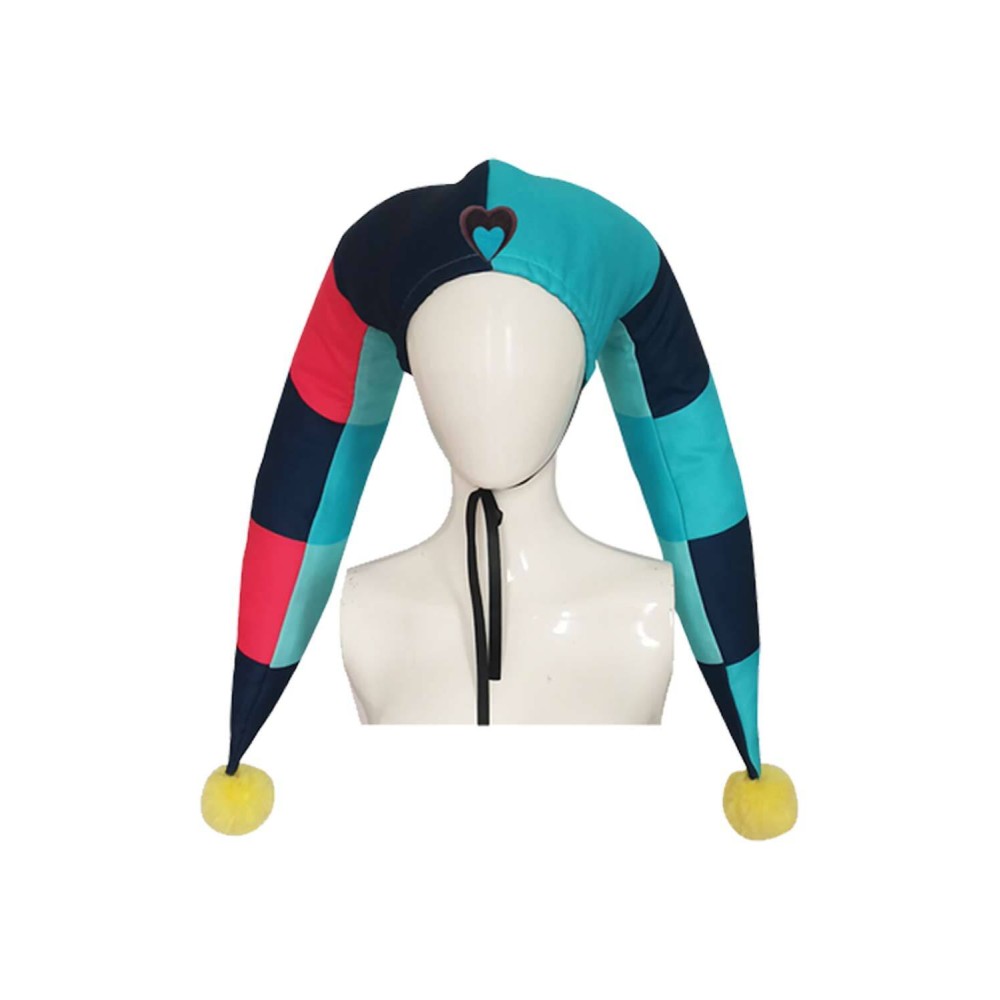 Helluva Boss Hazbin Hotel Fizzarolli Clown Suit With Hat Suit Cosplay Costume Halloween Carnival Outfit