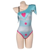 Helluva Boss Fizzarolli Hazbin Hotel One-piece Swimsuit Suit Cosplay Costume Halloween Carnival Outfit