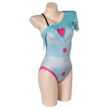 Helluva Boss Fizzarolli Hazbin Hotel One-piece Swimsuit Suit Cosplay Costume Halloween Carnival Outfit