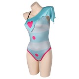 Helluva Boss Fizzarolli Hazbin Hotel One-piece Swimsuit Suit Cosplay Costume Halloween Carnival Outfit