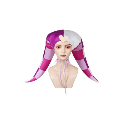 Helluva Boss Fizzarolli Hazbin Hotel Purple Headgear Accessories Cosplay Costume Halloween Carnival