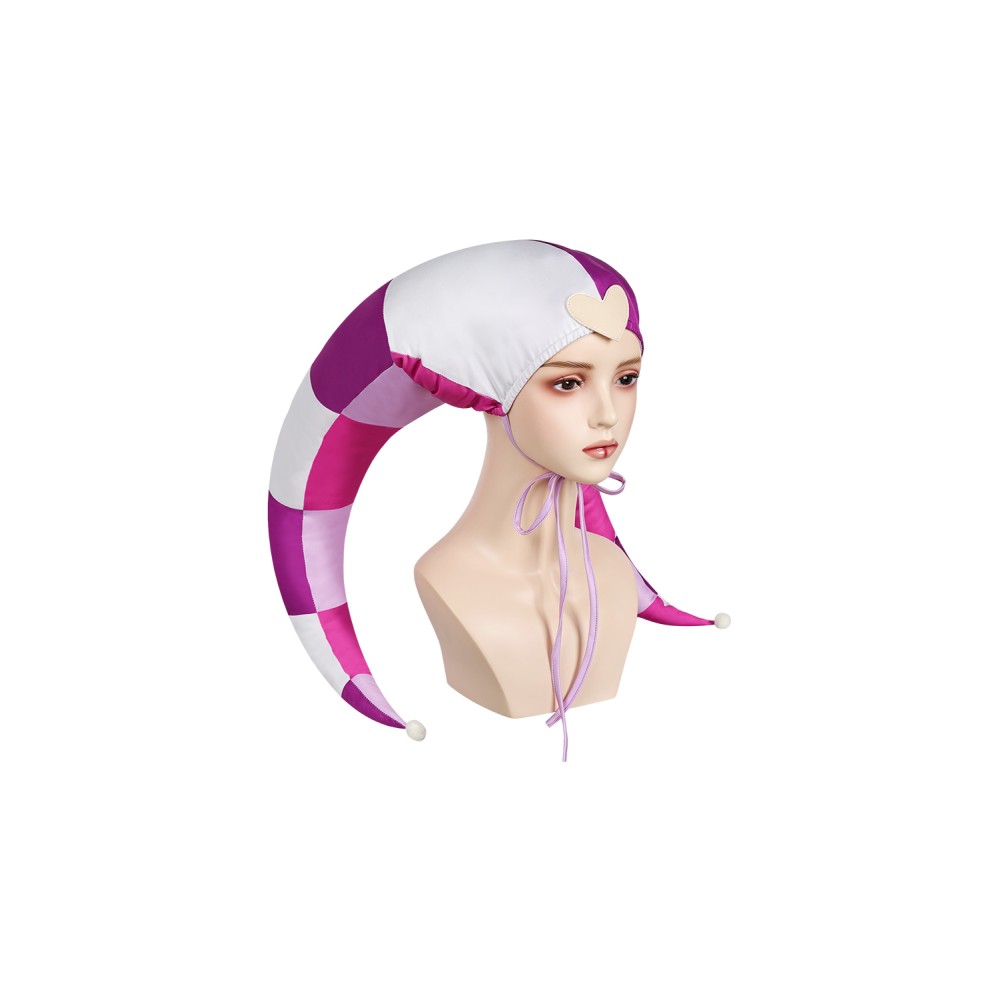Helluva Boss Fizzarolli Hazbin Hotel Purple Headgear Accessories Cosplay Costume Halloween Carnival