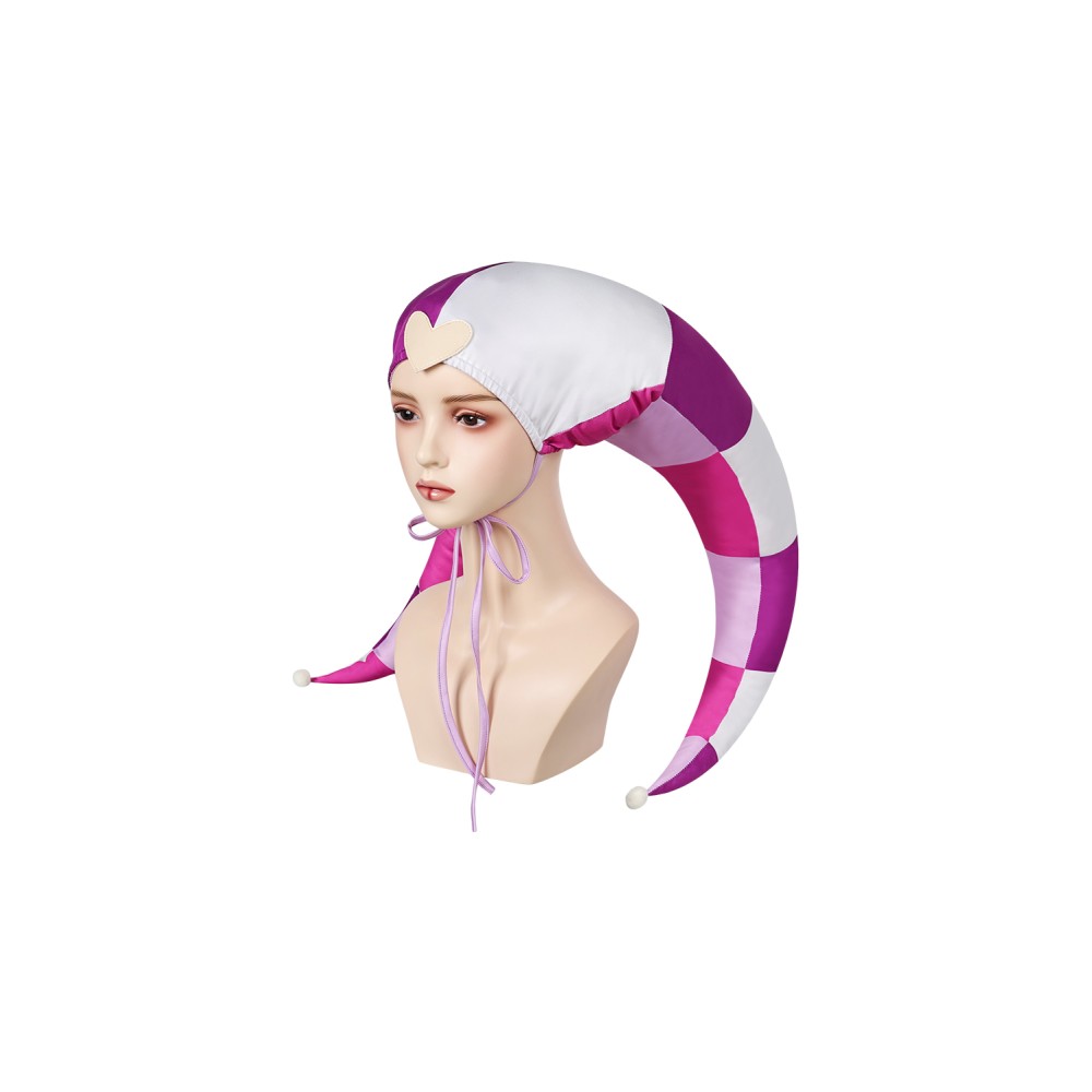 Helluva Boss Fizzarolli Hazbin Hotel Purple Headgear Accessories Cosplay Costume Halloween Carnival